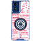 NBA Los Angeles Clippers Blast Logos Moto G 5G (2024) Clear Case